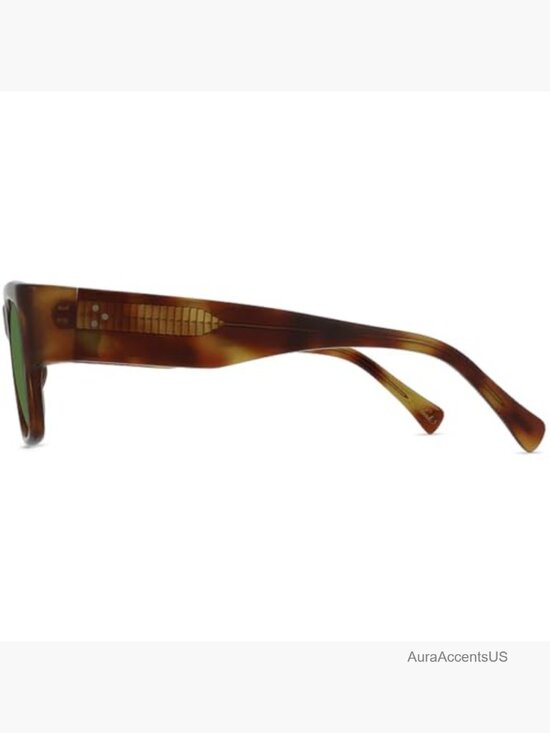 Square Acetate Frame Polarized Sunglasses main image 4
